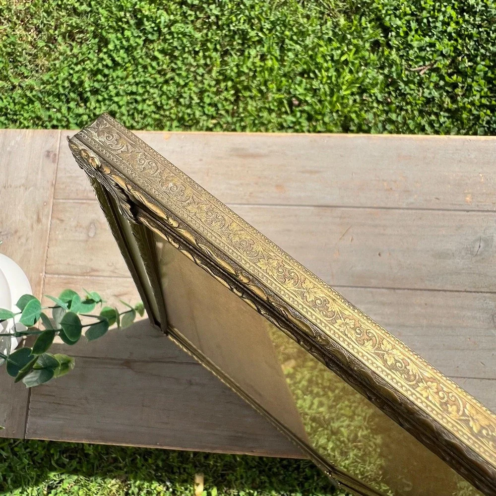 Vintage Ornate Gold Metal Frame 8x10